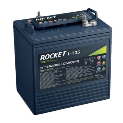 Ắc quy xe điện Rocket L-105 6V 225AH