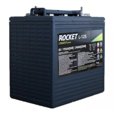 Ắc quy xe điện Rocket L-125 6V 240AH