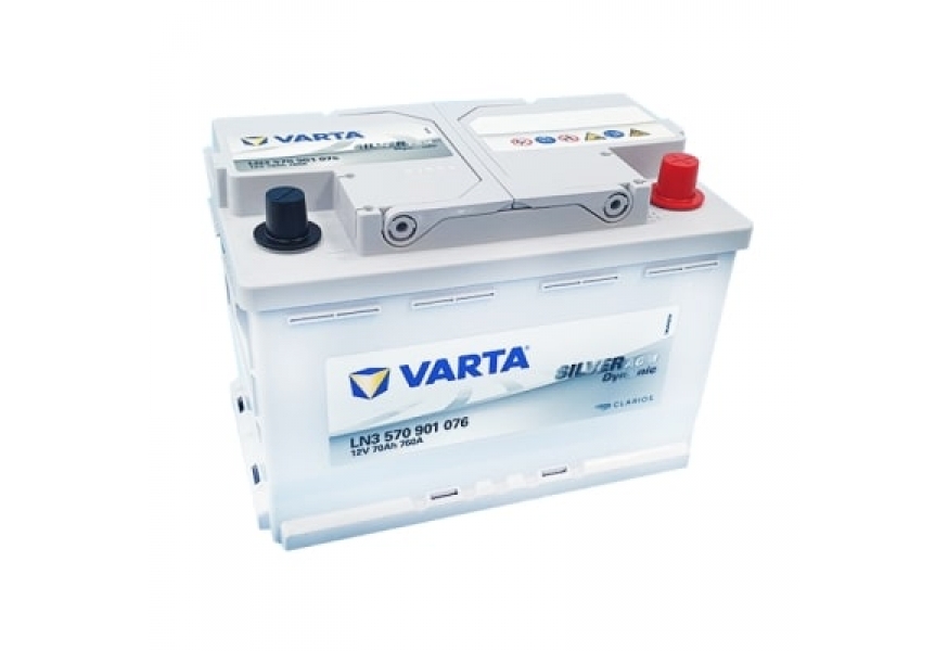 Ắc quy xe ô tô Varta AGM 70Ah LN3 570901076