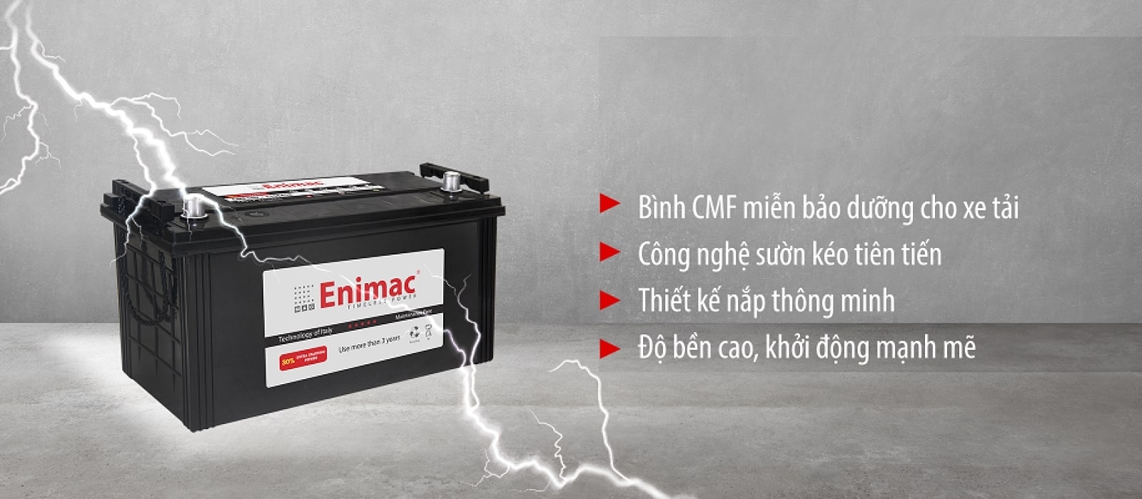 Ắc quy Enimac tại Đà Nẵng